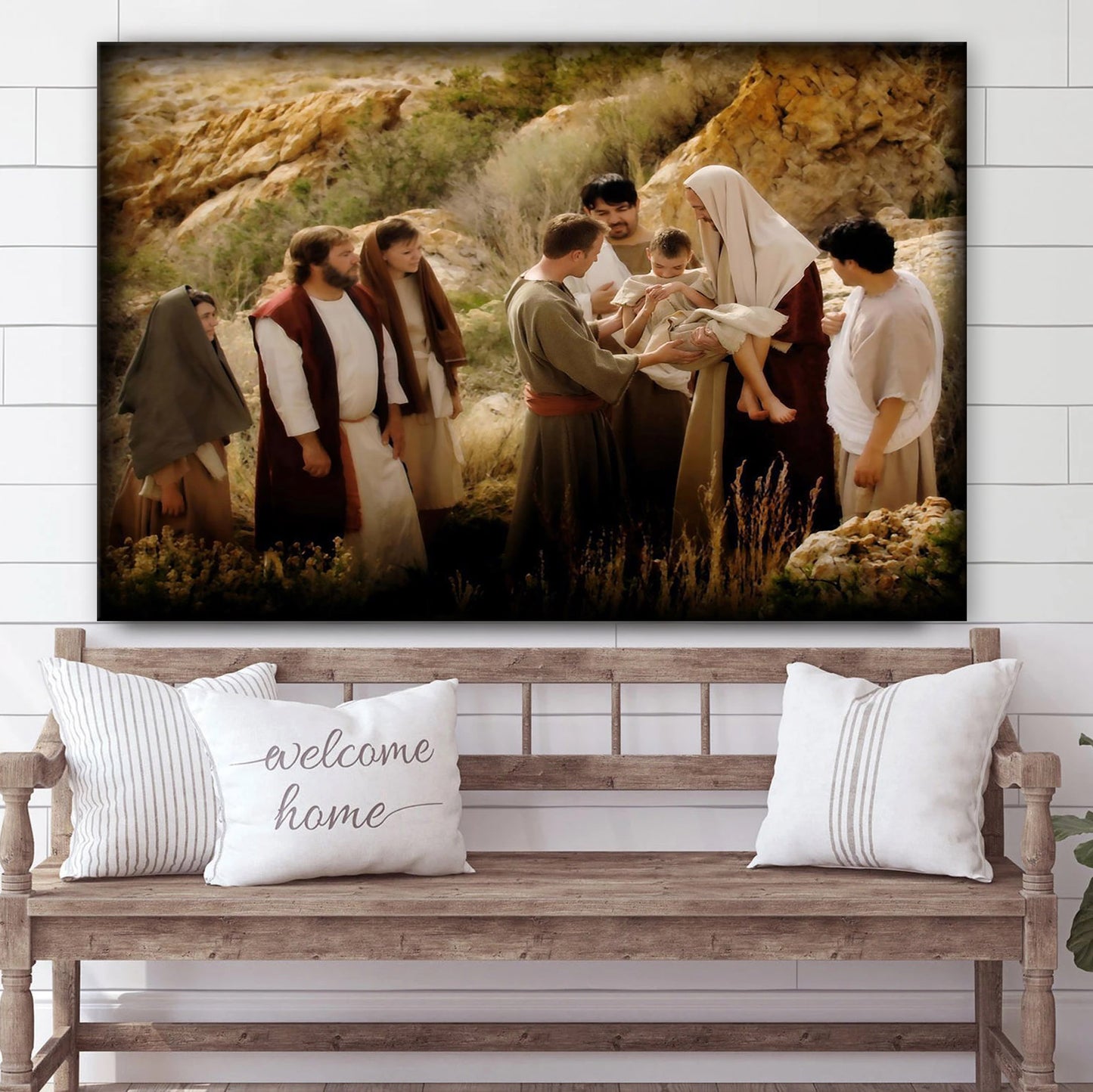 Help Thou Mine Unbelief Canvas Wall Art - Jesus Picture - Christian Wall Decor