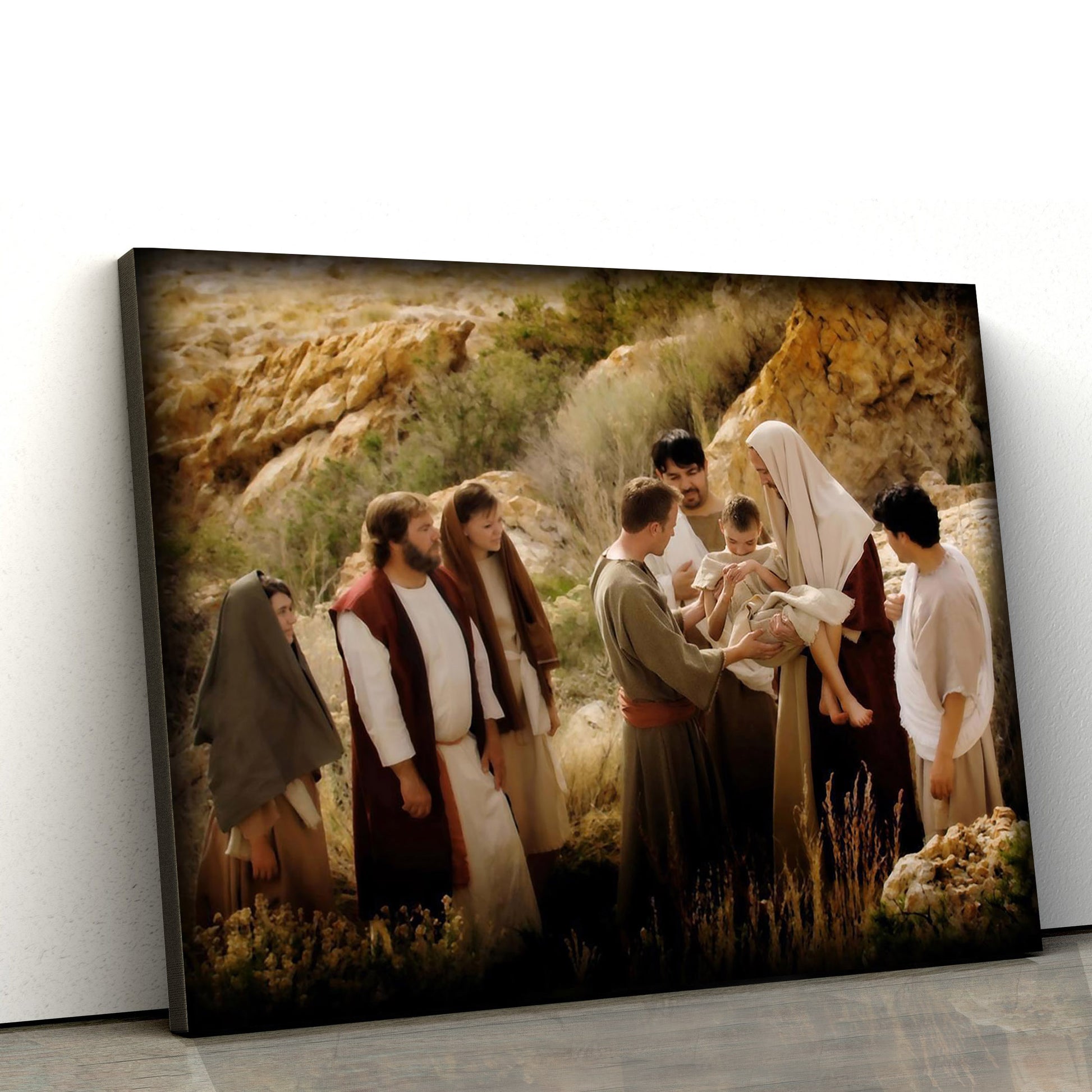 Help Thou Mine Unbelief Canvas Wall Art - Jesus Picture - Christian Wall Decor