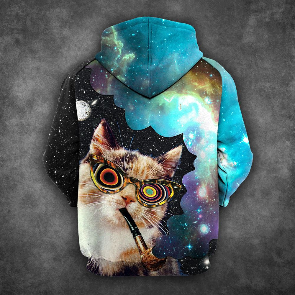 High Cat All Over Print 3D Hoodie For Men And Women, Best Gift For Cat lovers, Best Outfit Christmas