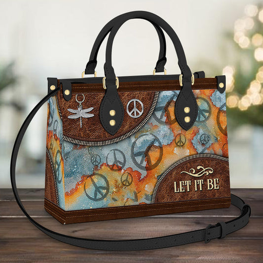 Hippie Let It Be Leather Bag - Women's Pu Leather Bag - Best Mother's Day Gifts