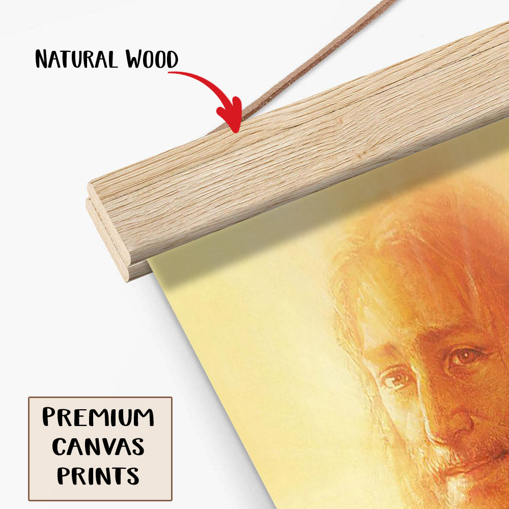 His Hand Is Stretched Out Still Hanging Canvas Wall Art - Jesus Picture - Jesus Portrait Canvas - Religious Canvas