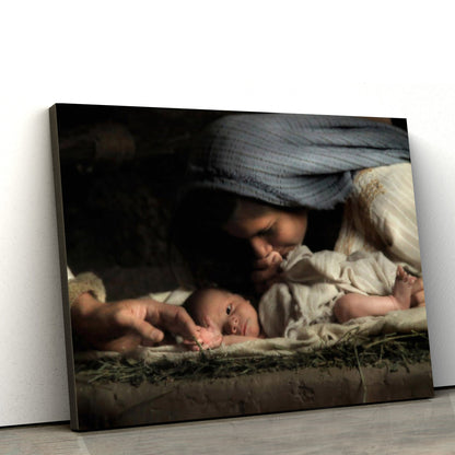 His Hands Canvas Wall Art - Christmas Gift