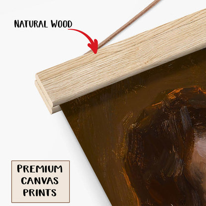 His Light Hanging Canvas Wall Art - Jesus Picture - Jesus Portrait Canvas - Religious Canvas