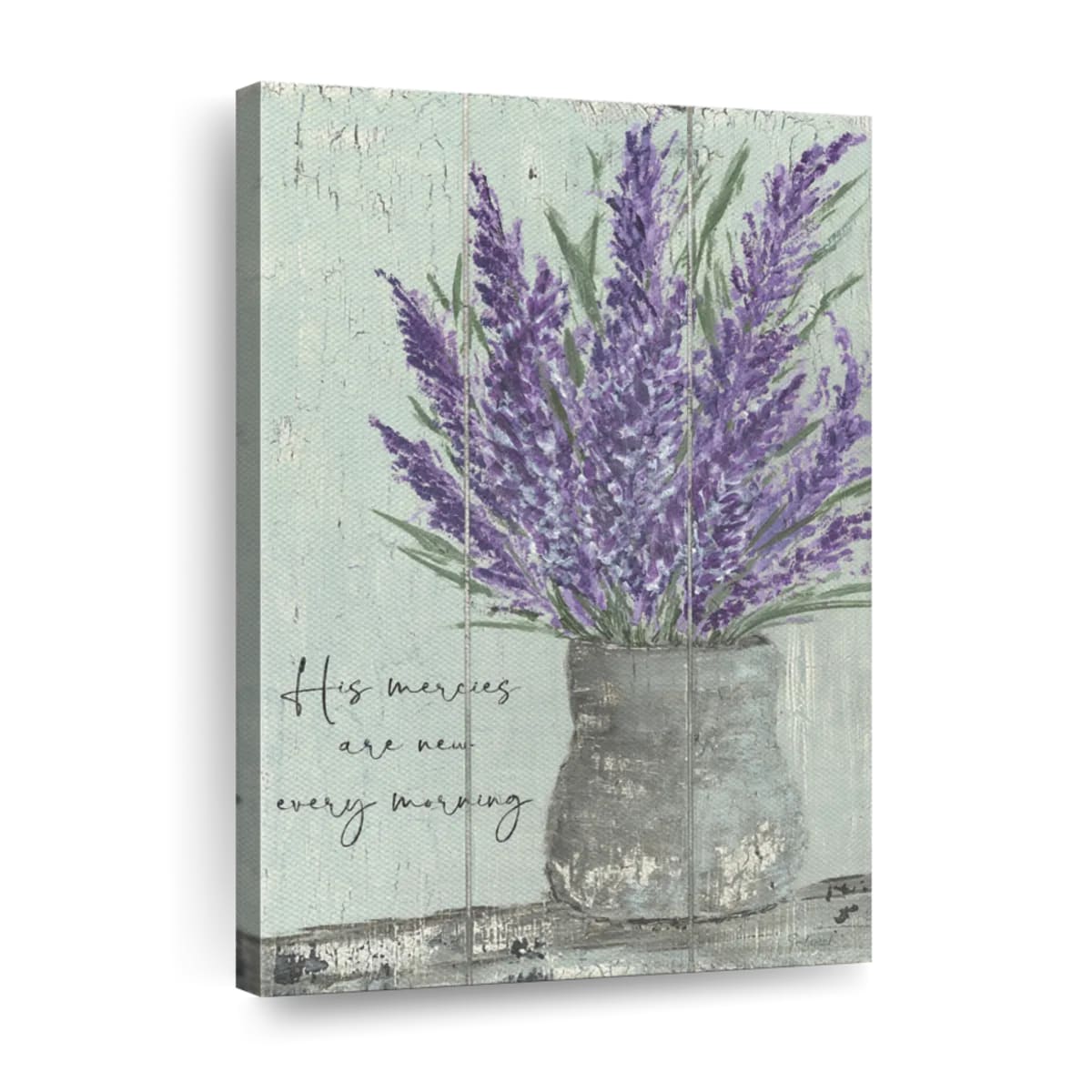 His Mercies Are New Every Morning Canvas Wall Art - Canvas Religious Wall Art - Christian Wall Decor Living Room