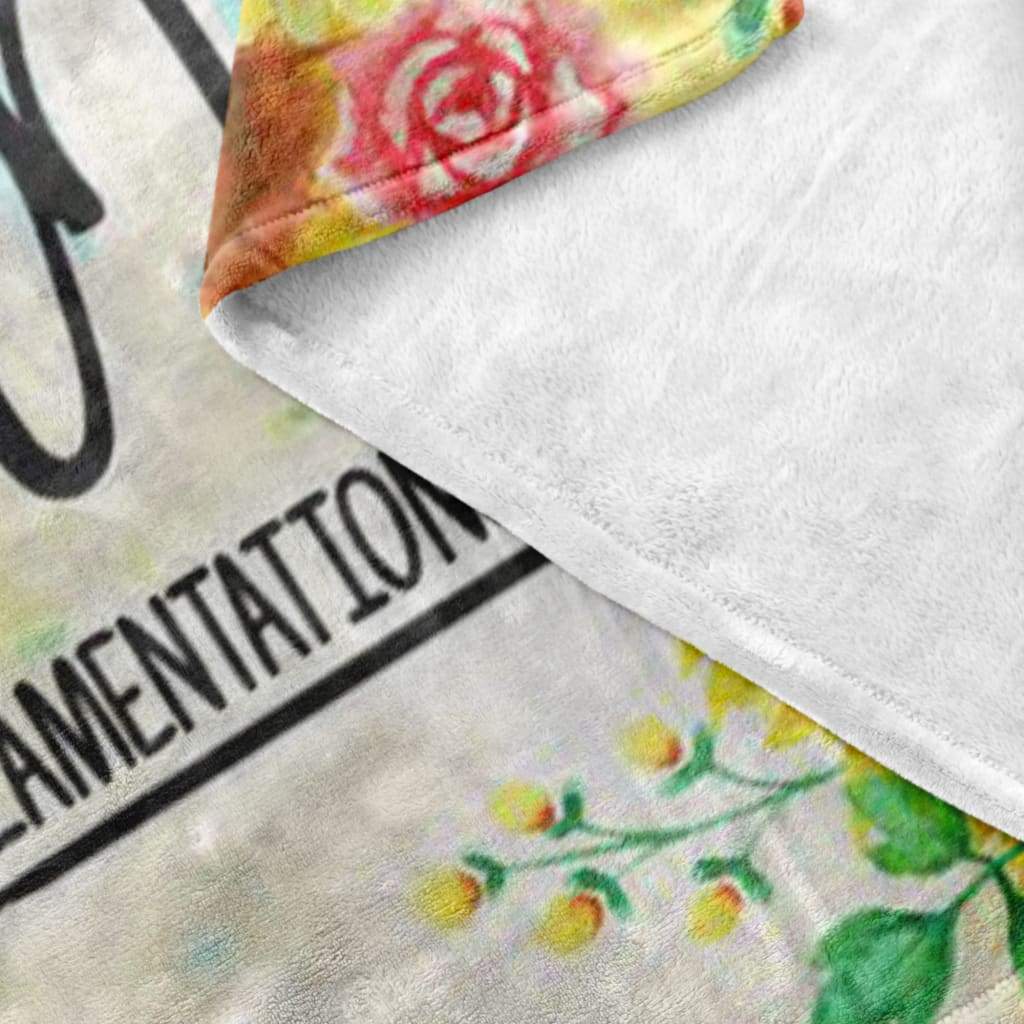 His Mercies Are New Every Morning Lamentations 322-23 Fleece Blanket - Christian Blanket - Bible Verse Blanket