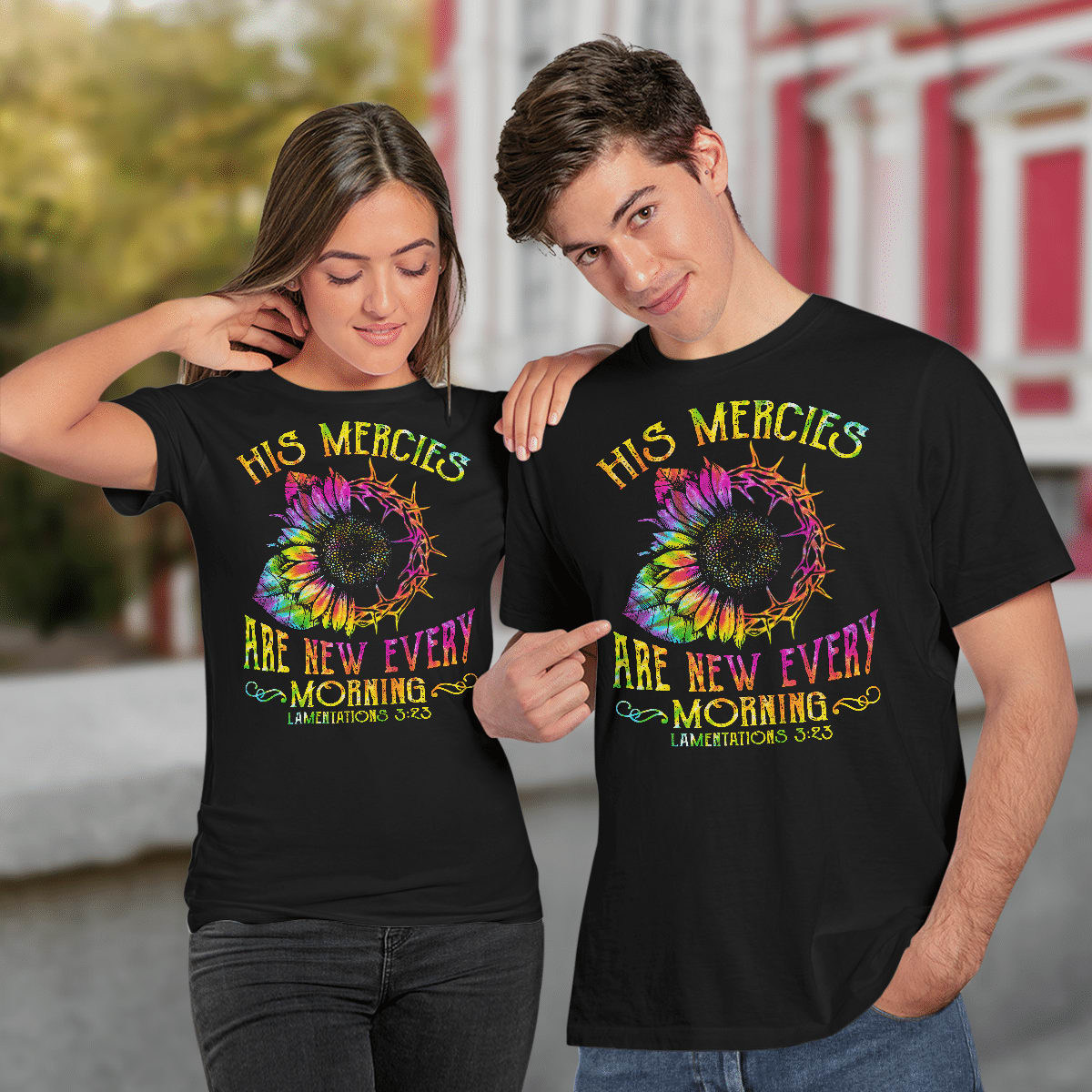 His Mercies Are New Every Morning T-Shirt, God T-Shirt, Jesus Sweatshirt Hoodie, Christian T-Shirt