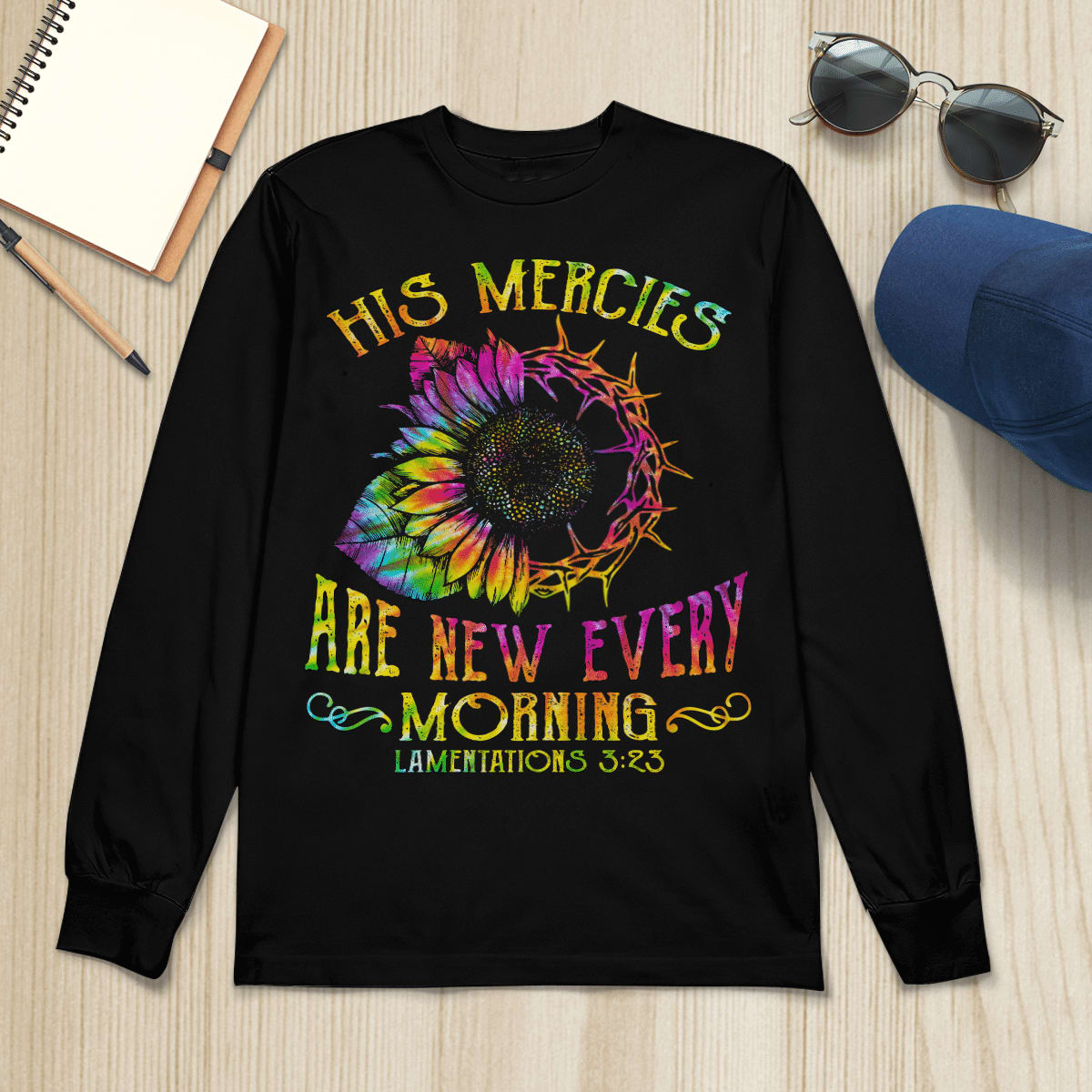 His Mercies Are New Every Morning T-Shirt, God T-Shirt, Jesus Sweatshirt Hoodie, Christian T-Shirt