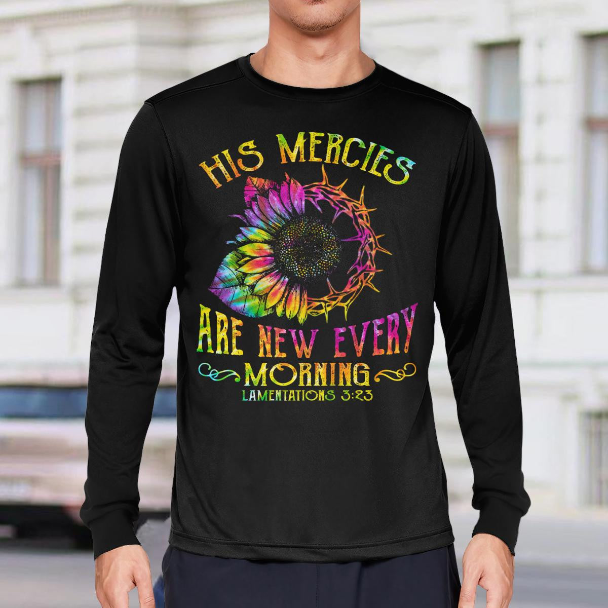 His Mercies Are New Every Morning T-Shirt, God T-Shirt, Jesus Sweatshirt Hoodie, Christian T-Shirt