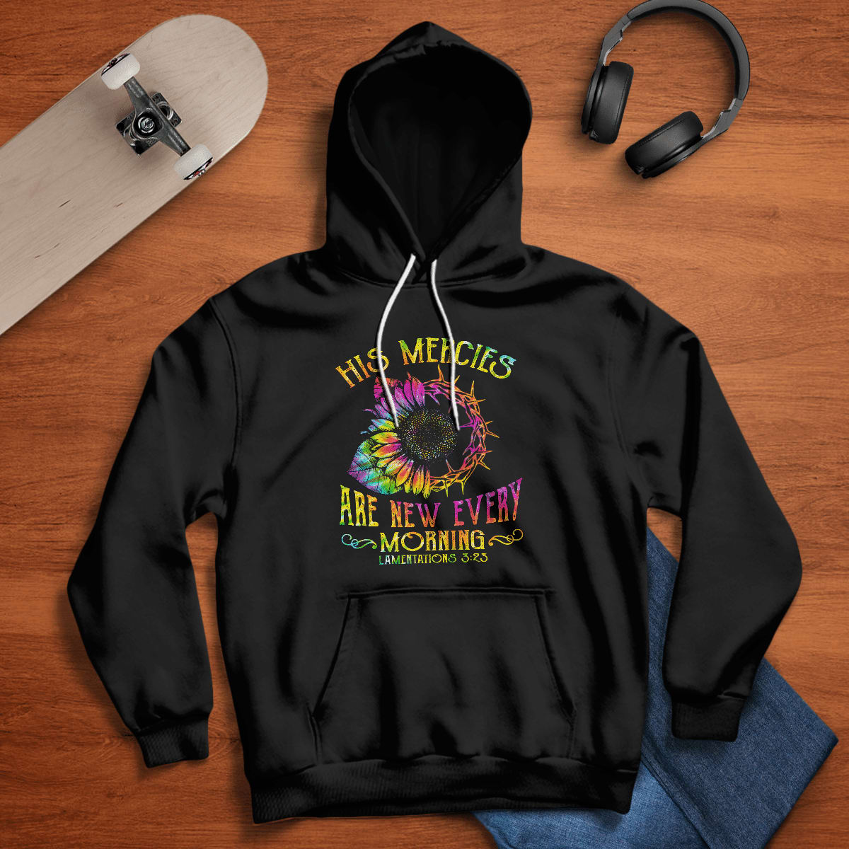 His Mercies Are New Every Morning T-Shirt, God T-Shirt, Jesus Sweatshirt Hoodie, Christian T-Shirt