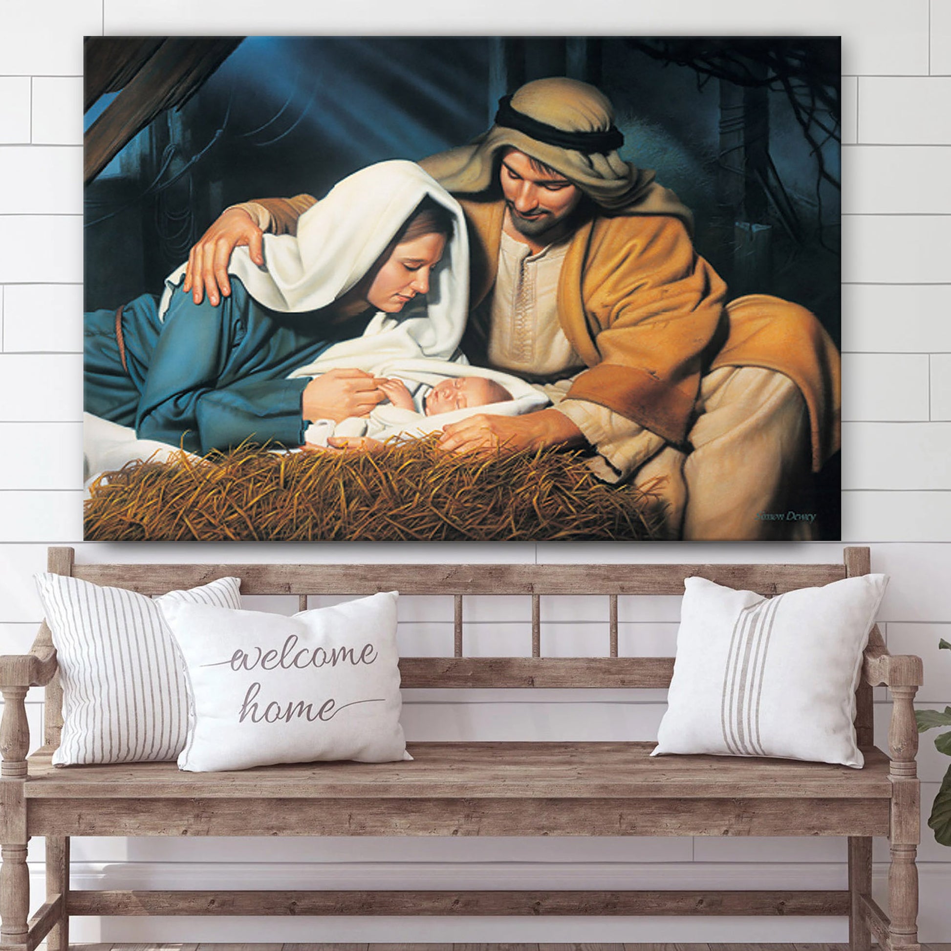His Name Shall Be Called Wonderful Canvas Picture - Jesus Christ Canvas Art - Christian Wall Art