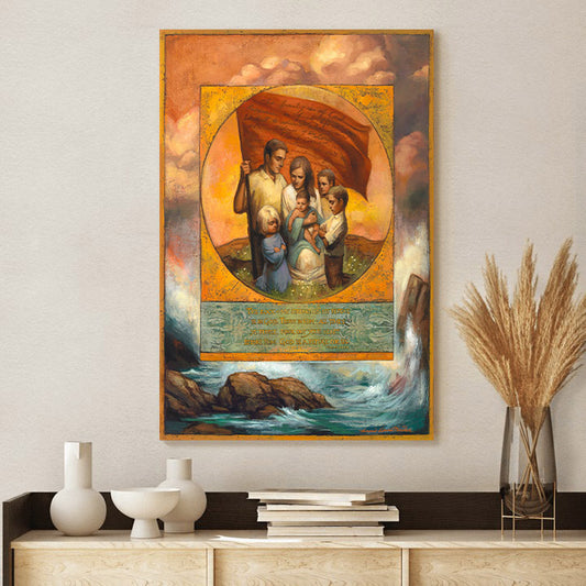 Hold Fast Canvas Picture - Jesus Canvas Wall Art - Christian Wall Art