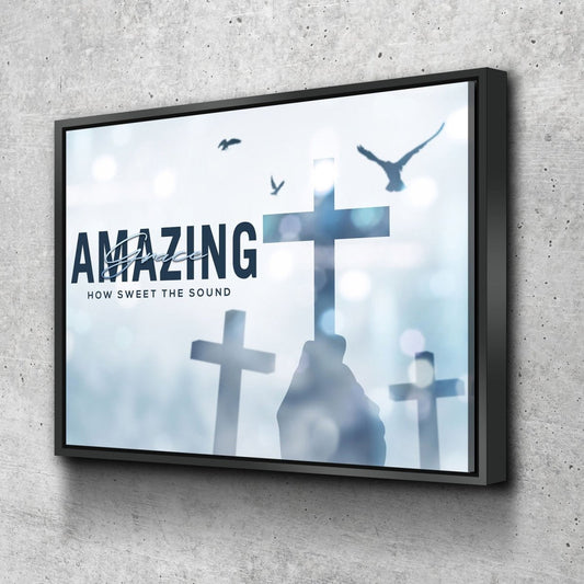 Holding Amazing Grace Wall Art & Decor - Christian Canvas Wall Art
