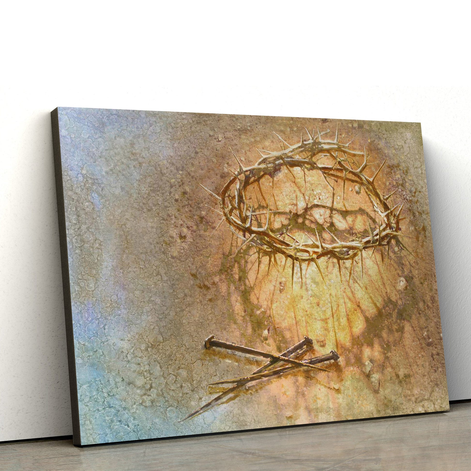 Holy Crown Canvas Wall Art - Christian Wall Decor