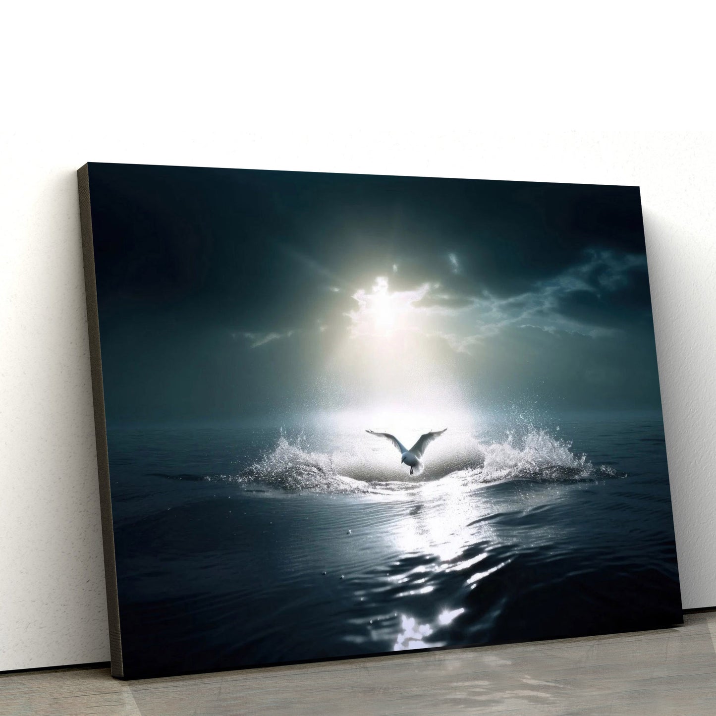 Holy Ghost Jesus Bible Art Modern Bible - Canvas Picture - Jesus Canvas Pictures - Christian Wall Art