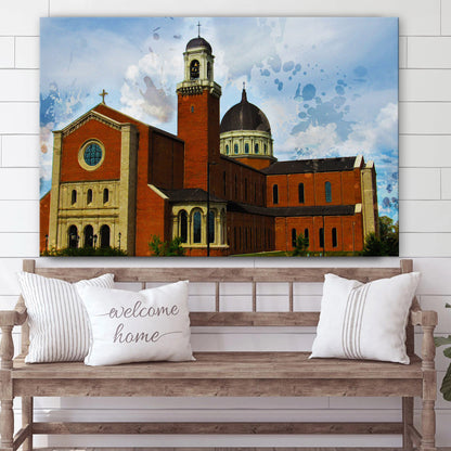 Holy Name Of Jesus Cathedral Raleigh Canvas Raleigh - Canvas Picture - Jesus Canvas Pictures - Christian Wall Art