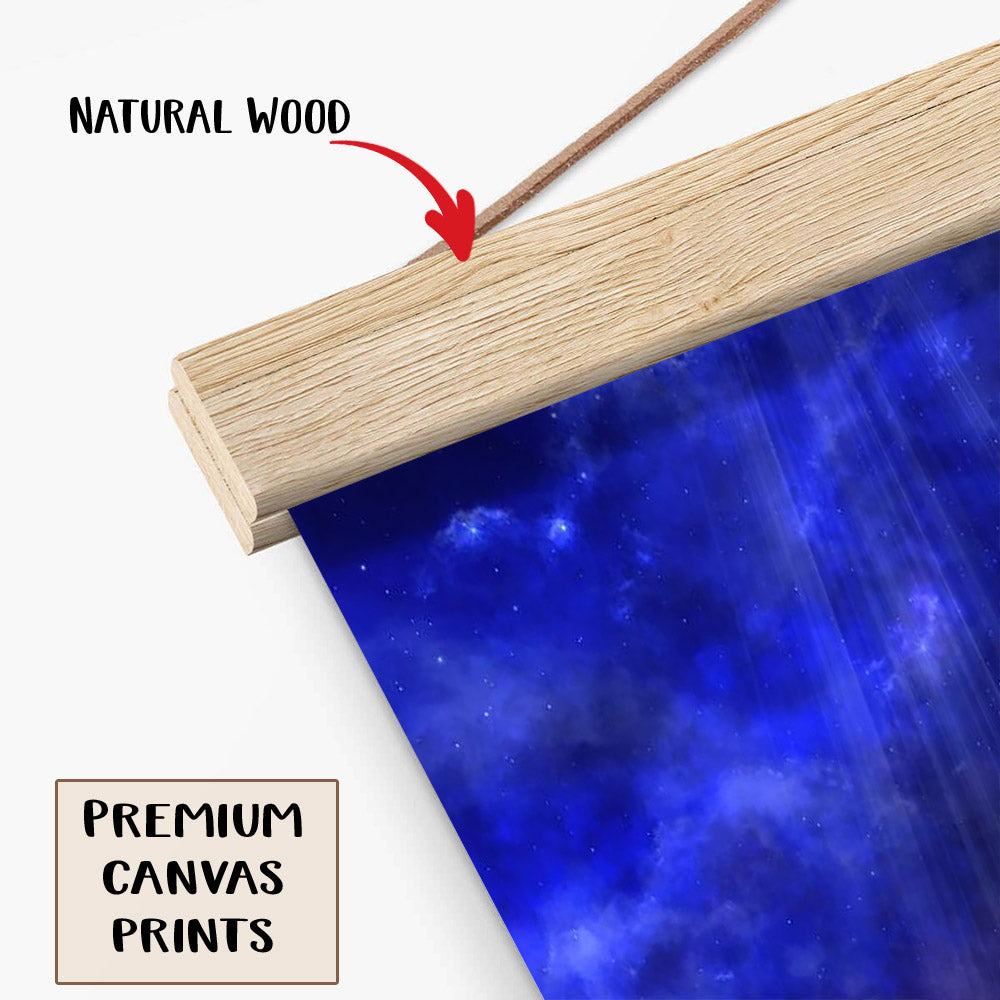 Holy Night Portrait Hanging Canvas Wall Art - Christmas Gift - Religious Canvas