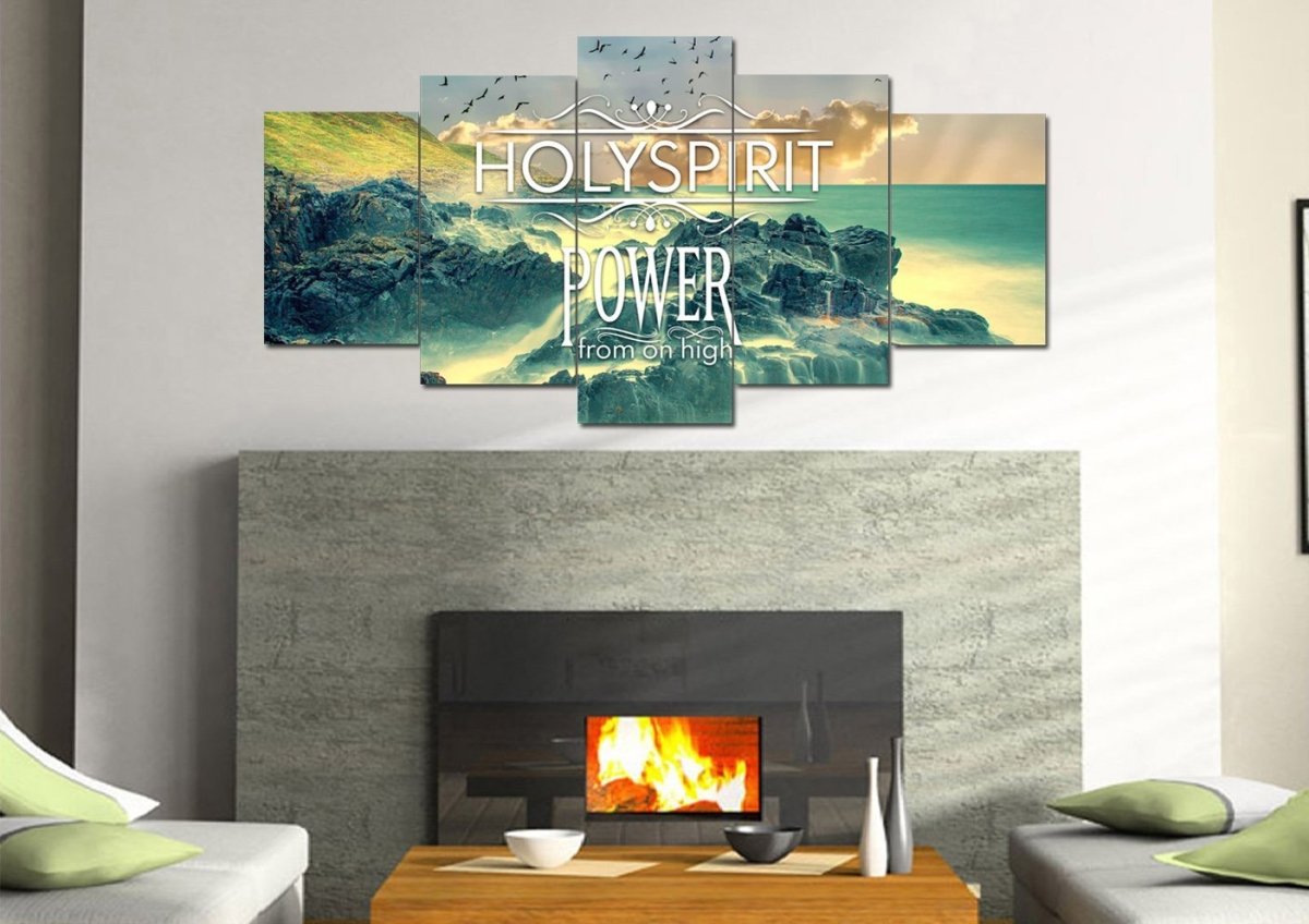 Holy Spirit Power From On High Wall Art Canvas Print - Christian Canvas Wall Art