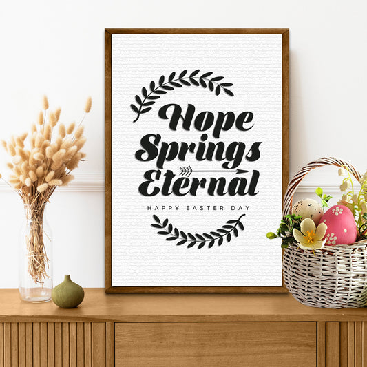 Hope Springs Eternal 1 Canvas Wall Art - Easter Canvas Pictures - Religious Wall Decor