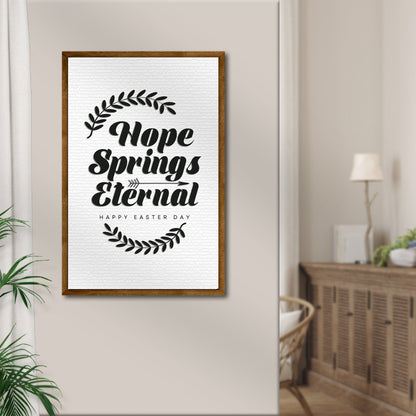 Hope Springs Eternal 1 Canvas Wall Art - Easter Canvas Pictures - Religious Wall Decor