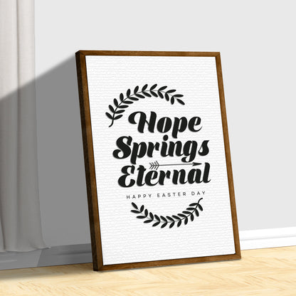 Hope Springs Eternal 1 Canvas Wall Art - Easter Canvas Pictures - Religious Wall Decor