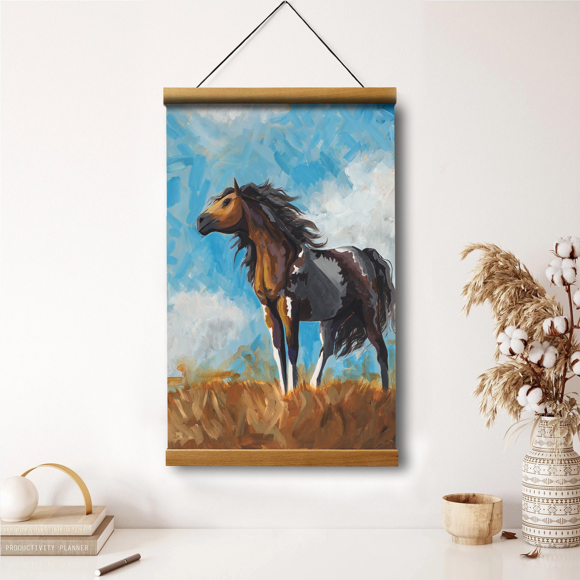 Horse Hanging Canvas Wall Art - Religious Canvas