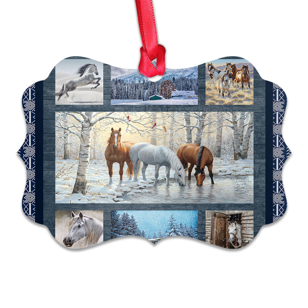Horse Lover Ornament - Christmas Ornament - Ciaocustom