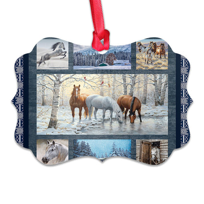 Horse Lover Ornament - Christmas Ornament - Ciaocustom