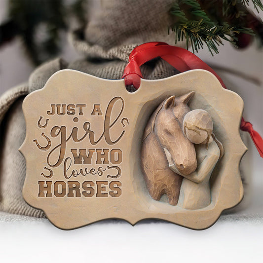 Horse Lover Ornament 1 - Christmas Ornament - Ciaocustom