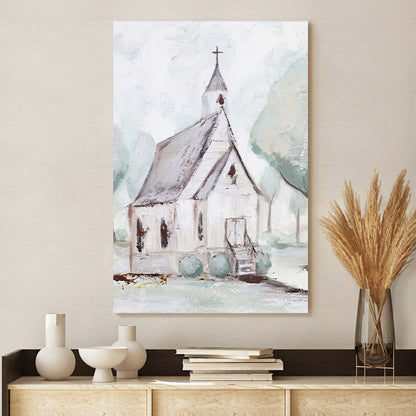 House of God Church Paper Print - Wall Decorator - Religious Wall Art Canvas