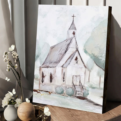 House of God Church Paper Print - Wall Decorator - Religious Wall Art Canvas