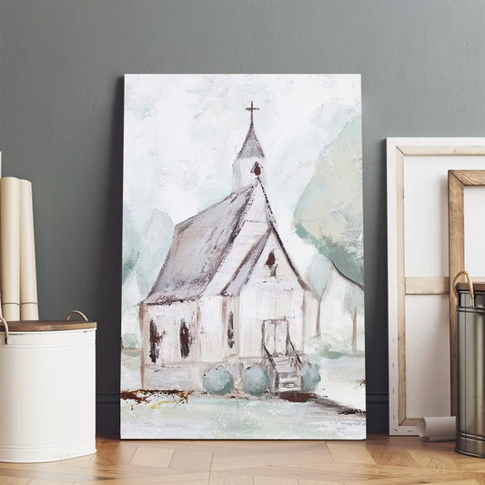 House of God Church Paper Print - Wall Decorator - Religious Wall Art Canvas