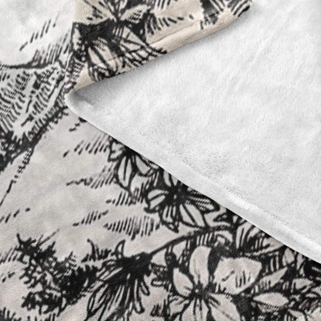 How Beautiful On The Mountains Are The Feet Isaiah 527 Fleece Blanket - Christian Blanket - Bible Verse Blanket