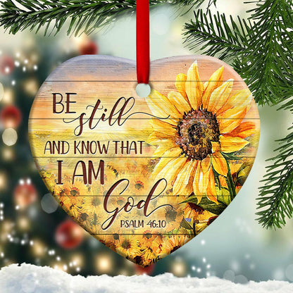 Hummingbird Faith Wood Style Heart Ceramic Ornament - Christmas Ornament - Christmas Gift