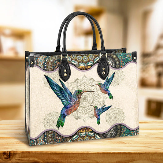 Hummingbird Leather Bag - Women's Pu Leather Bag - Best Mother's Day Gifts