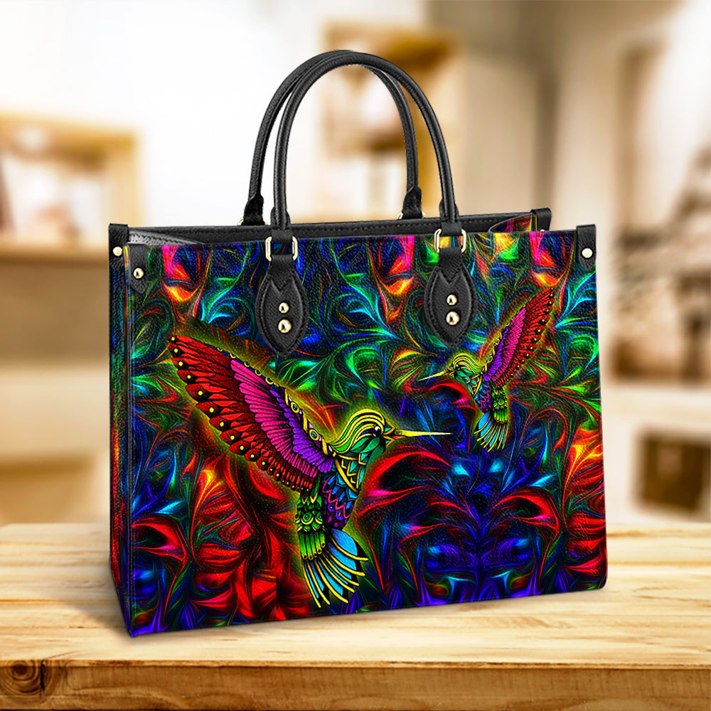 Hummingbird Pu Leather Bag - Women's Pu Leather Bag - Best Mother's Day Gifts