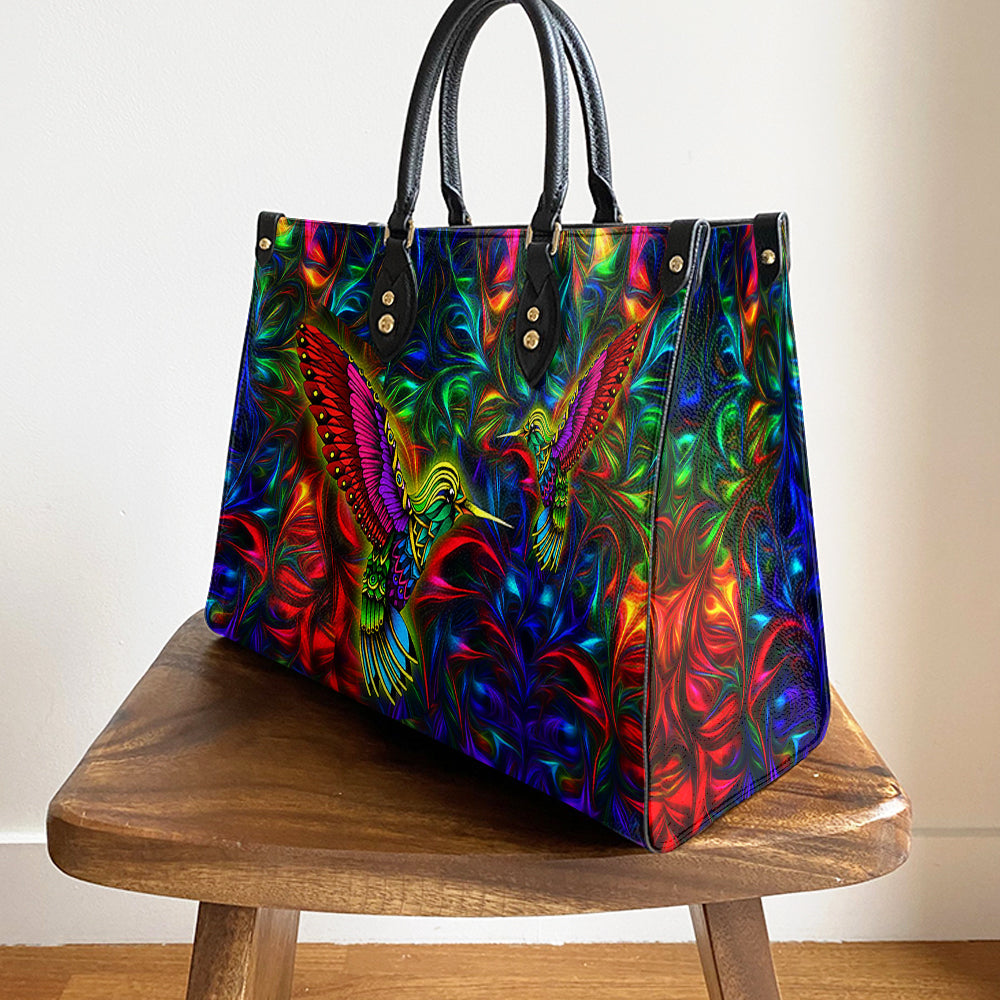 Hummingbird Pu Leather Bag - Women's Pu Leather Bag - Best Mother's Day Gifts
