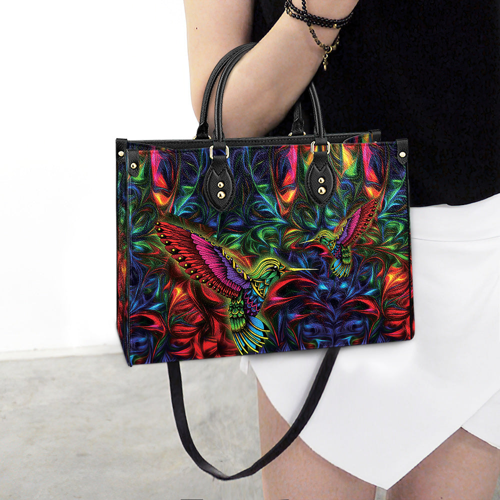 Hummingbird Pu Leather Bag - Women's Pu Leather Bag - Best Mother's Day Gifts