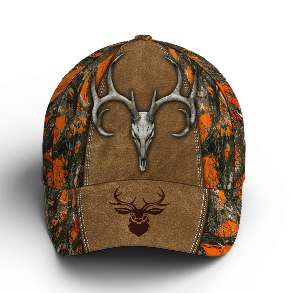 Hunting Camouflage Multicolor Deer Logo Baseball Cap