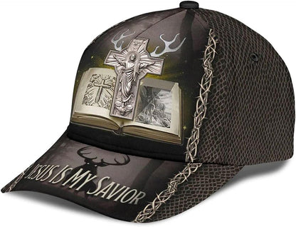 Hunting Jesus Is My Savior Baseball Cap - Christian Hats for Men and Women