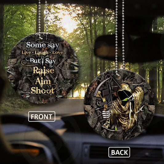 Hunting Passion 2 Ceramic Circle Ornament - Decorative Ornament - Christmas Ornament