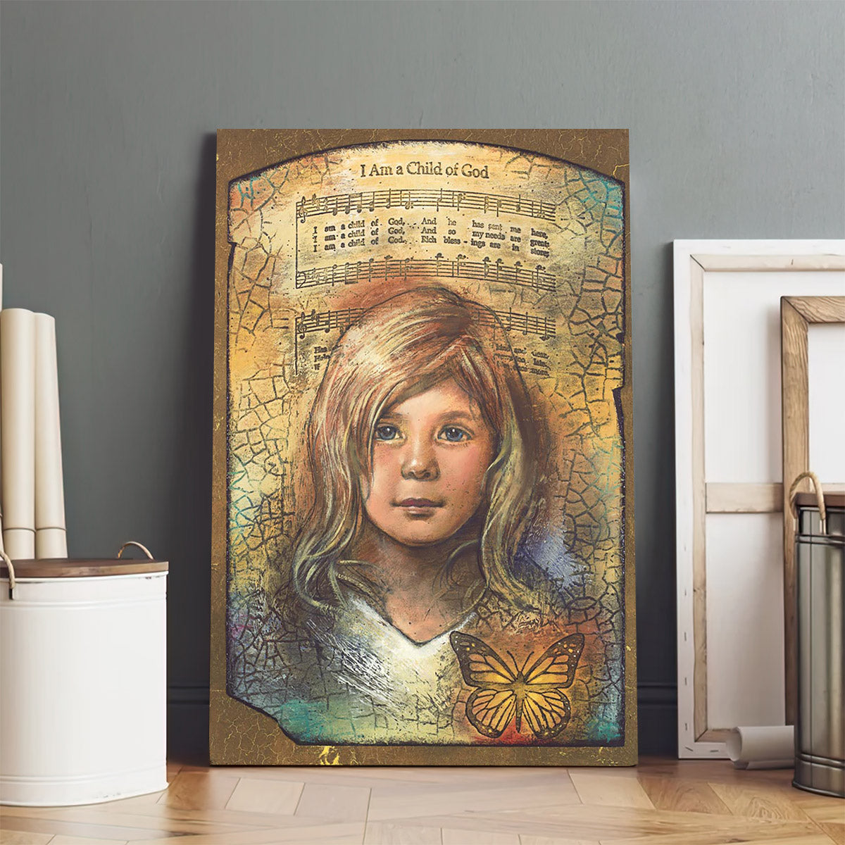 I Am A Child Of God Canvas Picture - Jesus Canvas Wall Art - Christian Wall Art