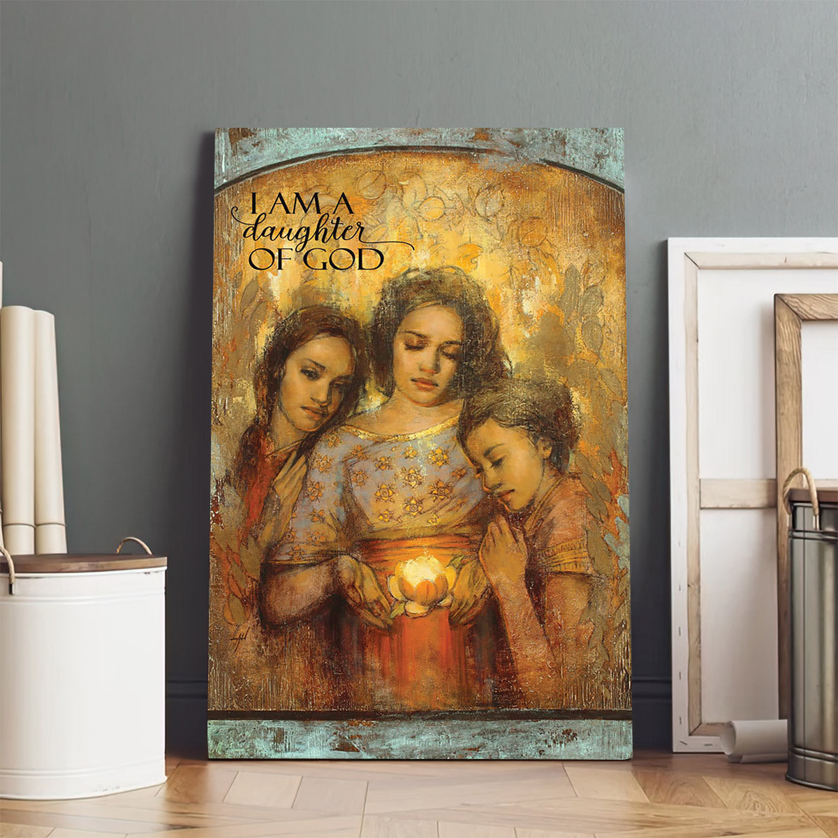 I Am A Daughter Of God Canvas Picture - Jesus Canvas Wall Art - Christian Wall Art