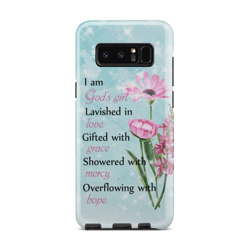 I Am God's Girl Lavished In Love Gifted With Grace Phone Case - Christian Phone Cases - Religious Phone Case