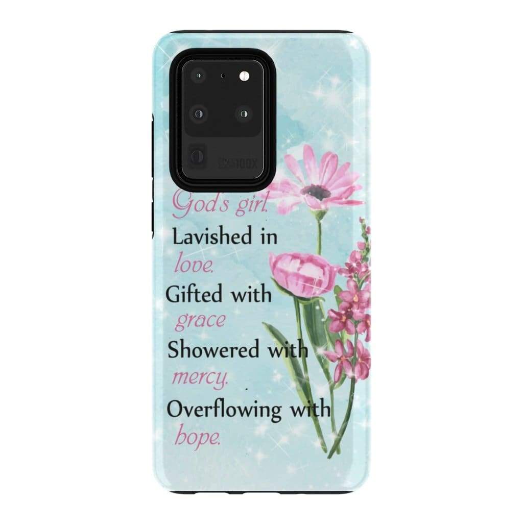 I Am God's Girl Lavished In Love Gifted With Grace Phone Case - Christian Phone Cases - Religious Phone Case