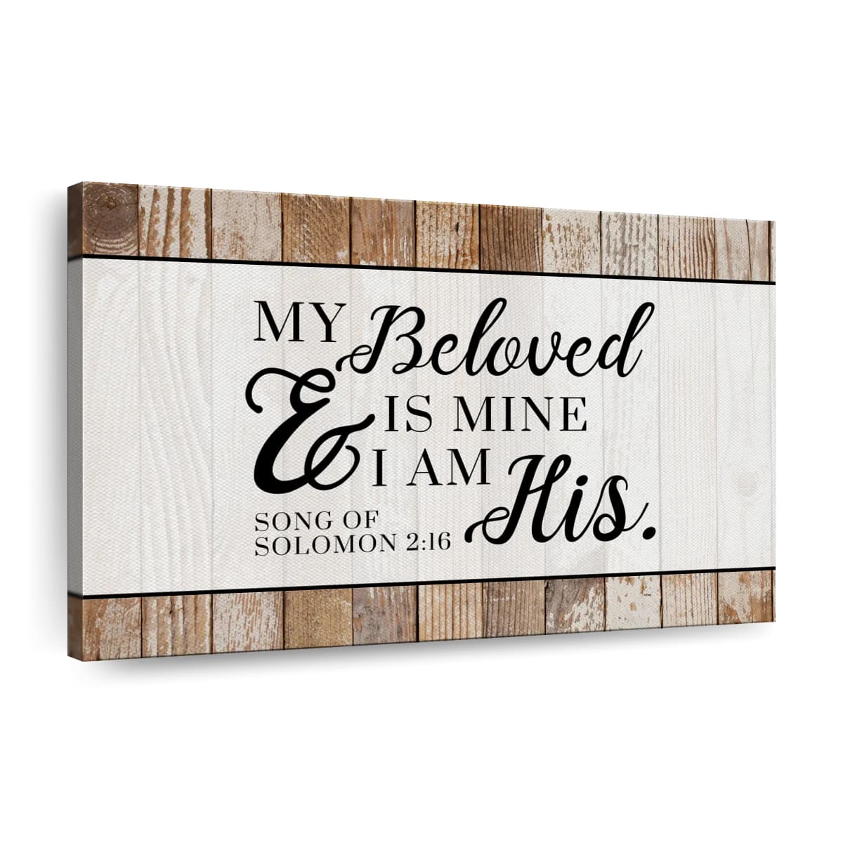 I Am His Sign Canvas Wall Art - Christian Canvas Wall Art - Religious Wall Art Canvas