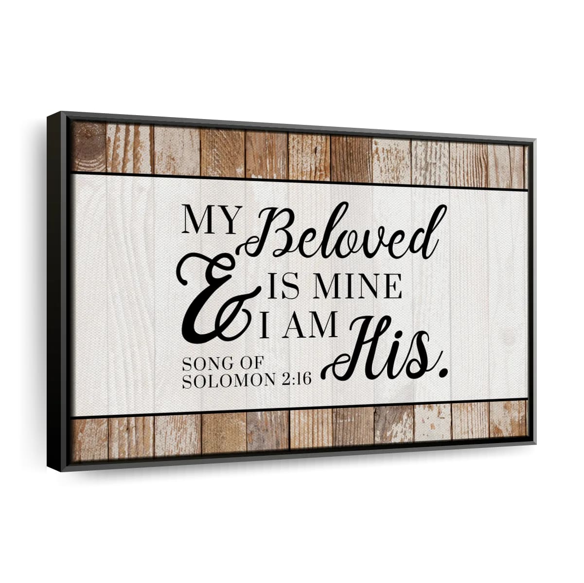 I Am His Sign Canvas Wall Art - Christian Canvas Wall Art - Religious Wall Art Canvas