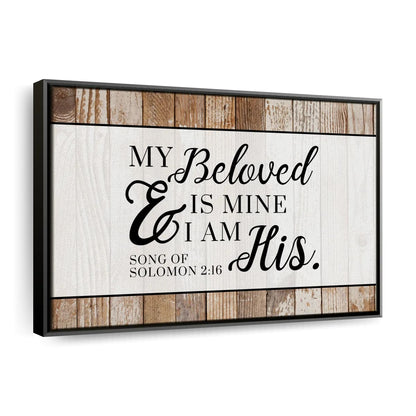I Am His Sign Canvas Wall Art - Christian Canvas Wall Art - Religious Wall Art Canvas