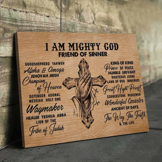 I Am Mighty God Canvas Prints - Friend of Sinners Canvas Poster