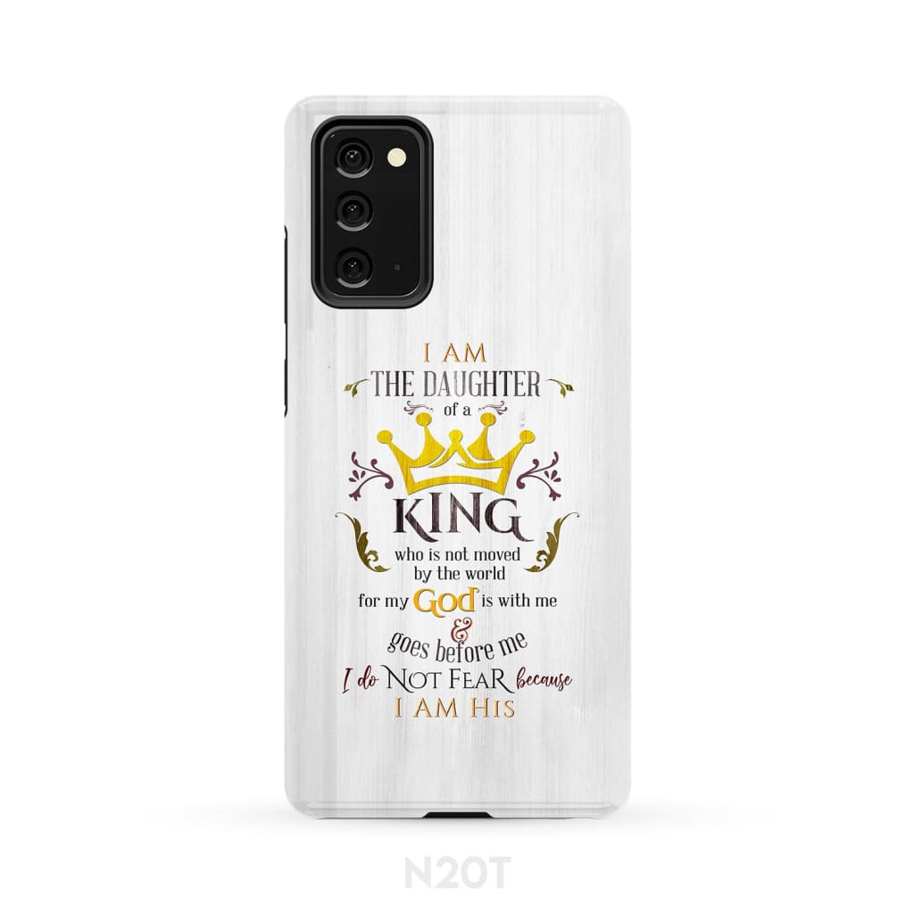 I Am The Daughter Of A King Phone Case - Inspirational Bible Scripture iPhone Cases