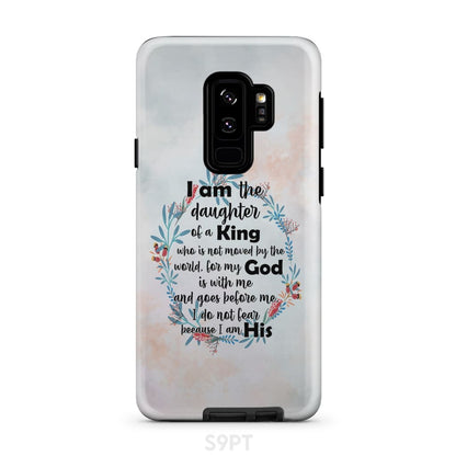 I Am The Daughter Of A King Who Is Not Moved By The World Phone Case - Inspirational Bible Scripture iPhone Cases